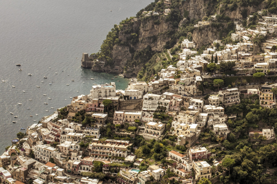 positano in campania is a great italian wine region